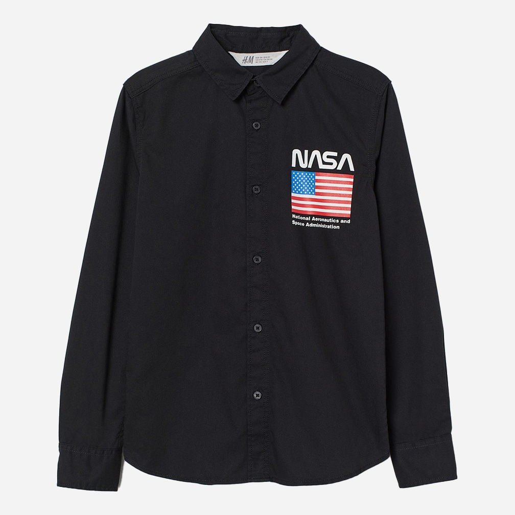 

Рубашка H&M 780824b39 146 см Черная