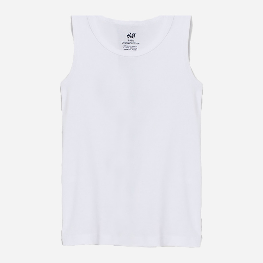 

Майка H&M 589896b42 110-116 см Белая