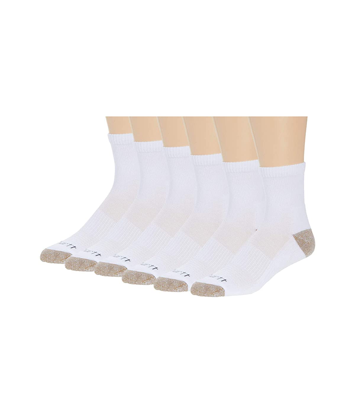 

Носки Carhartt All Season Cushioned Quarter Socks 6-Pack White, L (48)