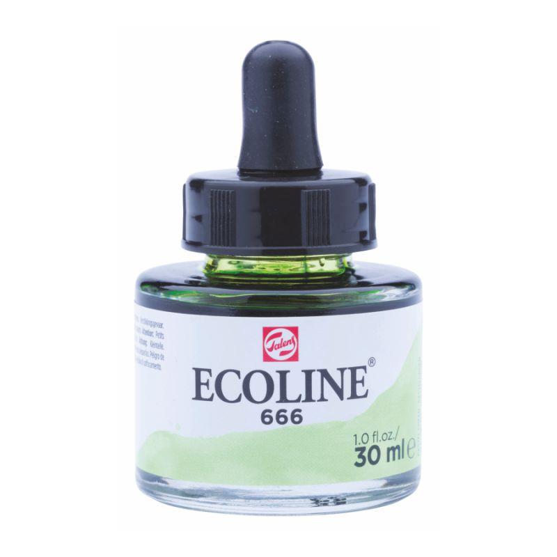

Краска акварельная жидкая Ecoline (666), пастельная зеленая, 30 мл, Royal Talens, 11256661