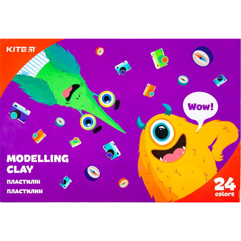 

Пластилин восковой Kite Jolliers 24 цвета 480 грамм K20-089, 43595