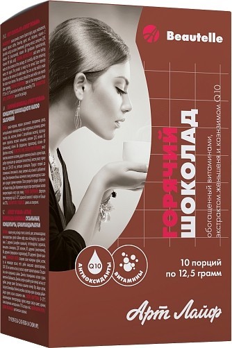 

Горячий шоколад, Art Life 10 саше-пакетов по 12,5 г (8961)