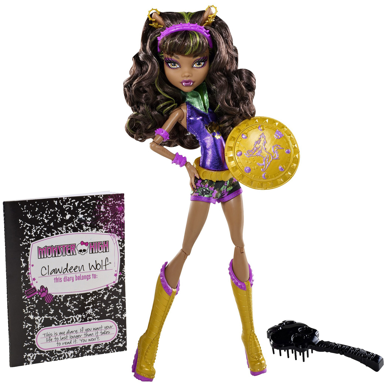 

Лялька Монстер Хай Клодін Вульф, серія Супергерої Monster High Power Ghouls Clawdeen Wolf as "Wonder Wolf" Y7299