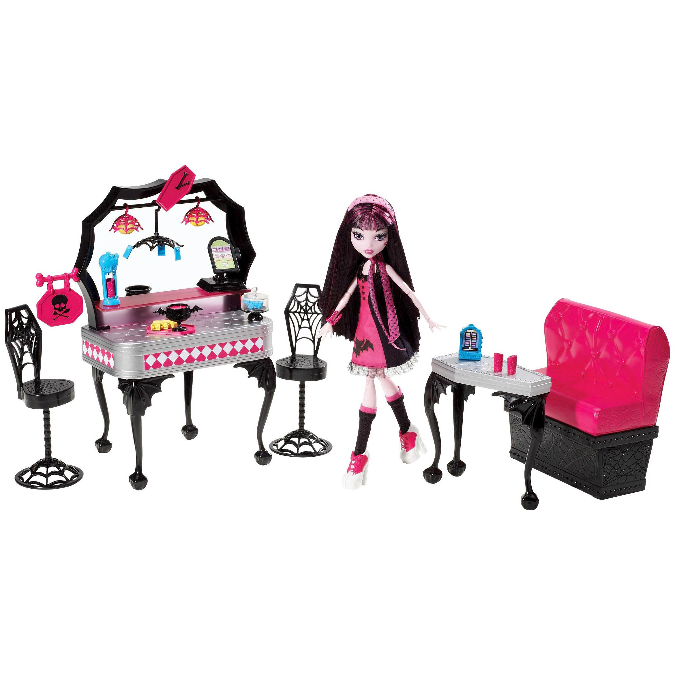 

Лялька Монстер Хай Набір Дракулаура і Закусочна Monster High Play Set Die-ner Draculaura Y7719