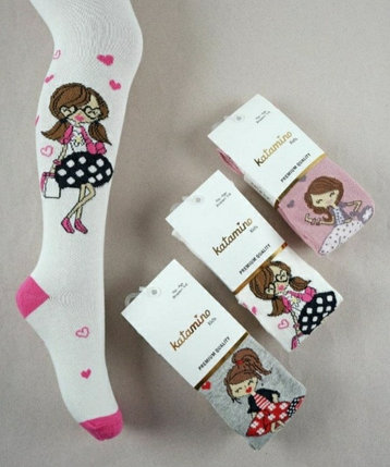 

Комплект колготок для девочки Katamino 6 шт / 98-104, К 30128 (1-2 лет)