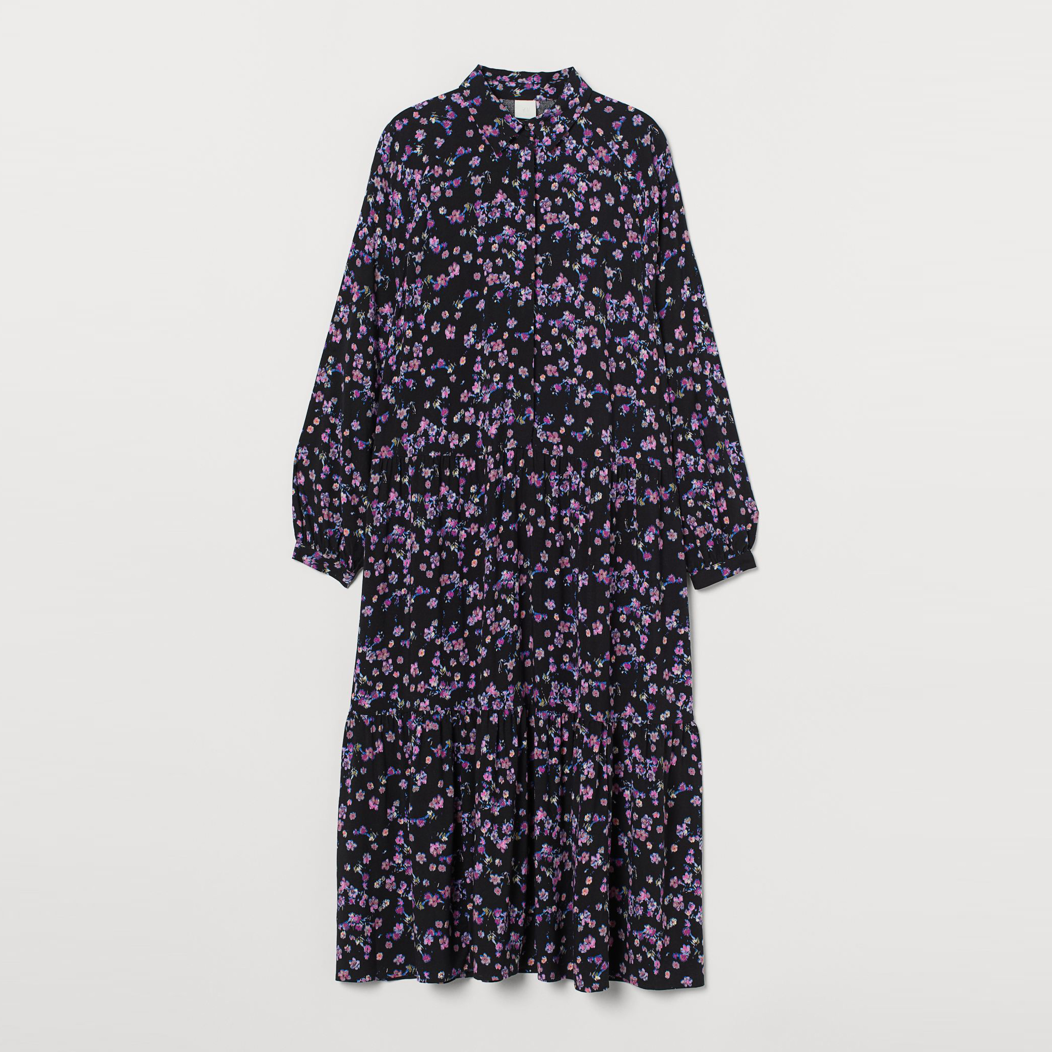 

Платье H&M 9219062sdm  Черное с розовым, Платье H&M 9219062sdm S Черное с розовым