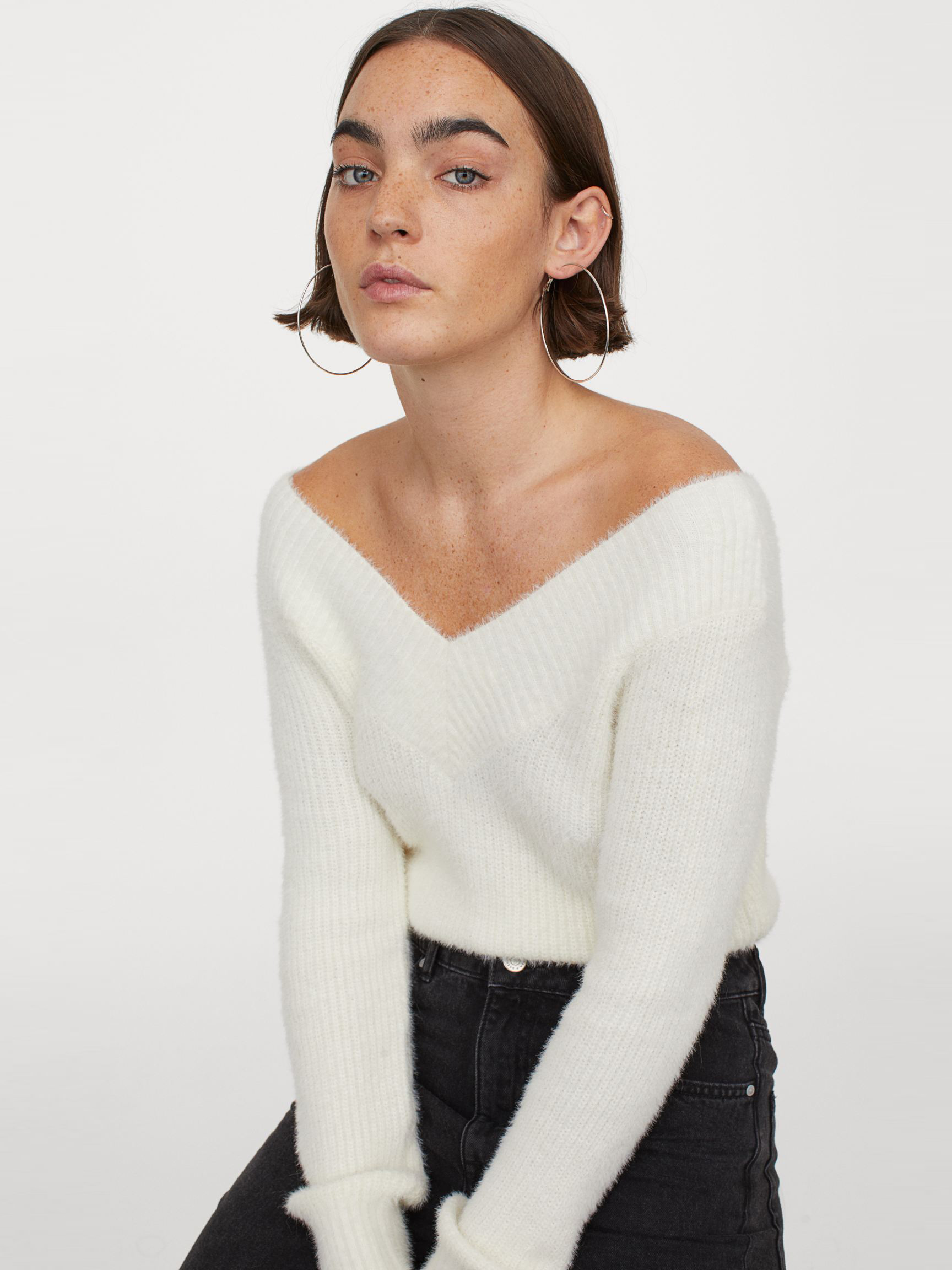 

Пуловер H&M 7707032dm  Молочный, Пуловер H&M 7707032dm XS Молочный