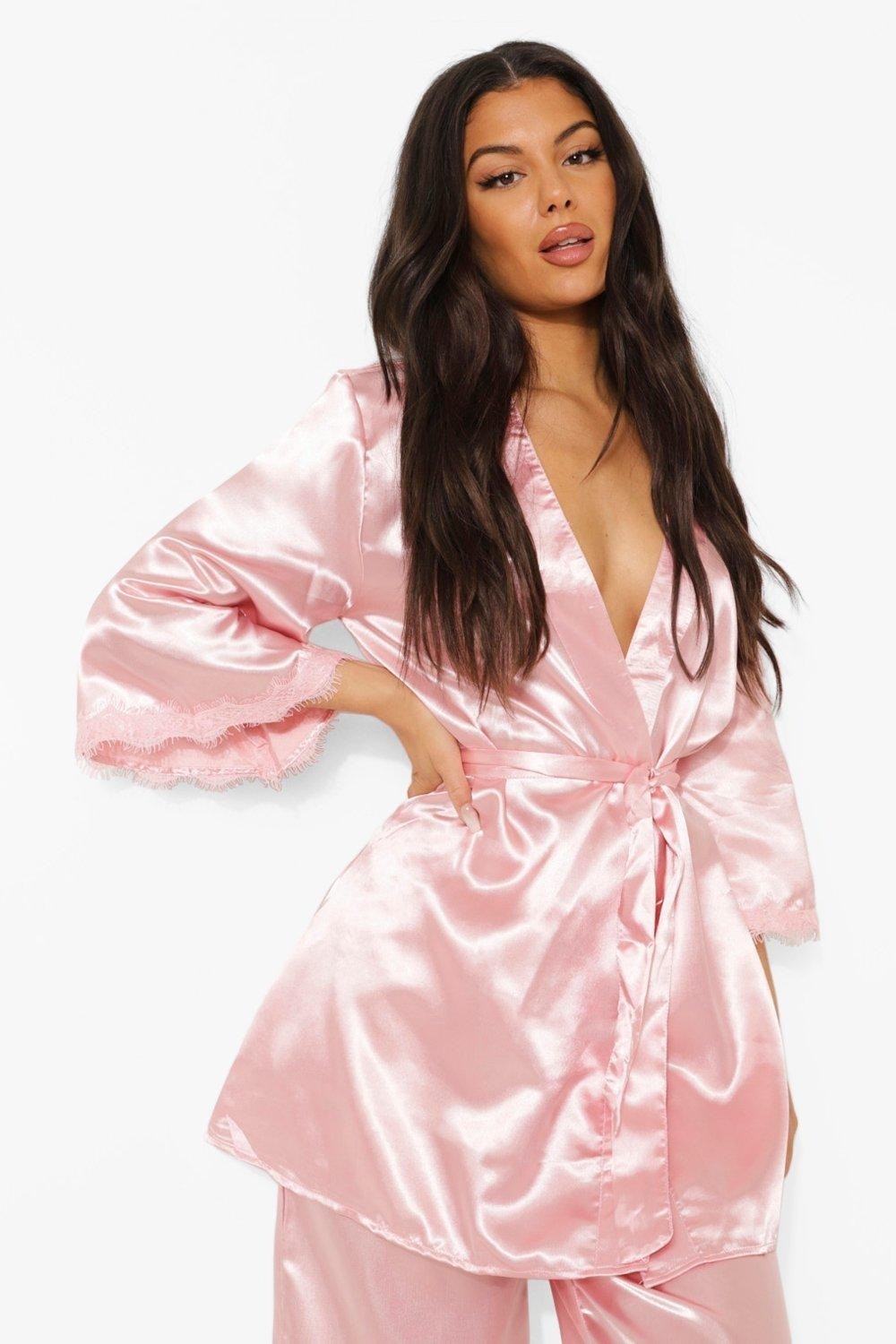 

Халат Boohoo  розовый 8520123003047, Халат Boohoo 36 розовый 8520123003047