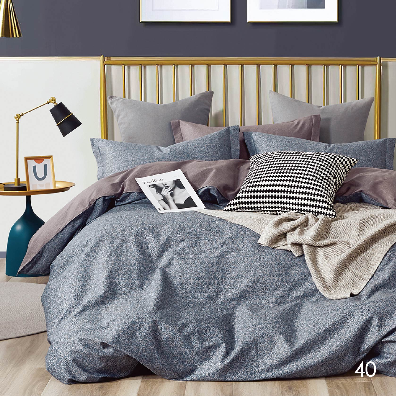 

Комплект постельного белья Isleep Евро Сатин Twill 40
