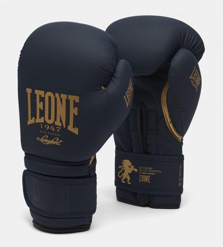 

Боксерские перчатки Leone Mono Blue 12 ун.