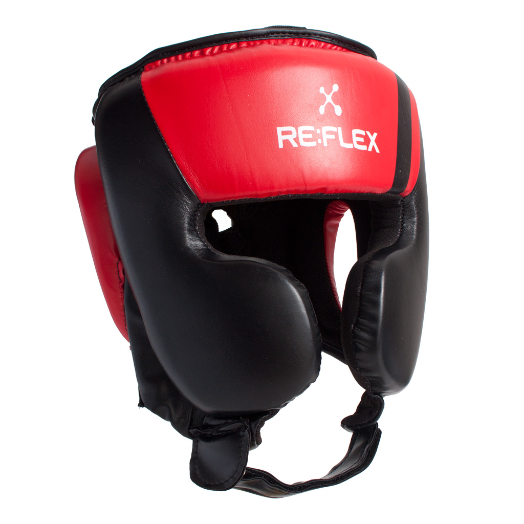 

Боксерский шлем RE:FLEX HG-1100 PU L Черно-красный (00045087)