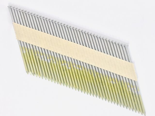 

Гвозди нейлер Prebena 34 градус 75мм оцинков. ершеные (ящ-4000)