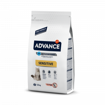 

Advance Cat Salmon Sensitive, для котов с чуствительным пищеварением, 10 кг.