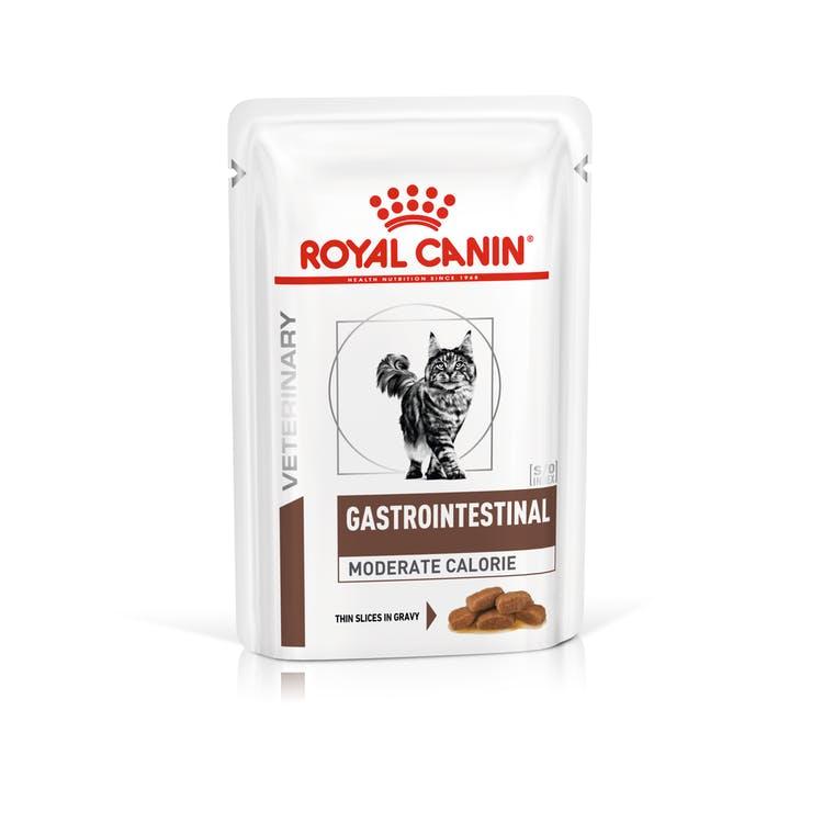 

Royal Canin Gastro Intestinal Moderate Calorie Feline, лечебный корм, 100 гр упаковка, (12 шт)