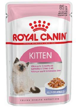 

Royal Canin Kitten Instinctive 85 гр упаковка 12 шт влажный корм (Роял Канин) в желе для котят до 12 месяцев