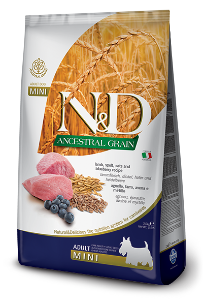 

Farmina (Фармина) N&D LOW GRAIN DOG LAMB & BLUEBERRY ADULT MINI 2,5 KGНизкозерновой сухой корм для собак мелких пород (ягненок / черника), 2,5 кг