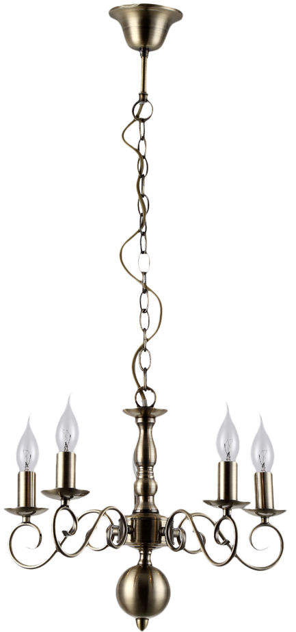 

Люстра Arte Lamp A1129LM-5AB ISABEL 40W E14 бронза (A1129LM-5AB)