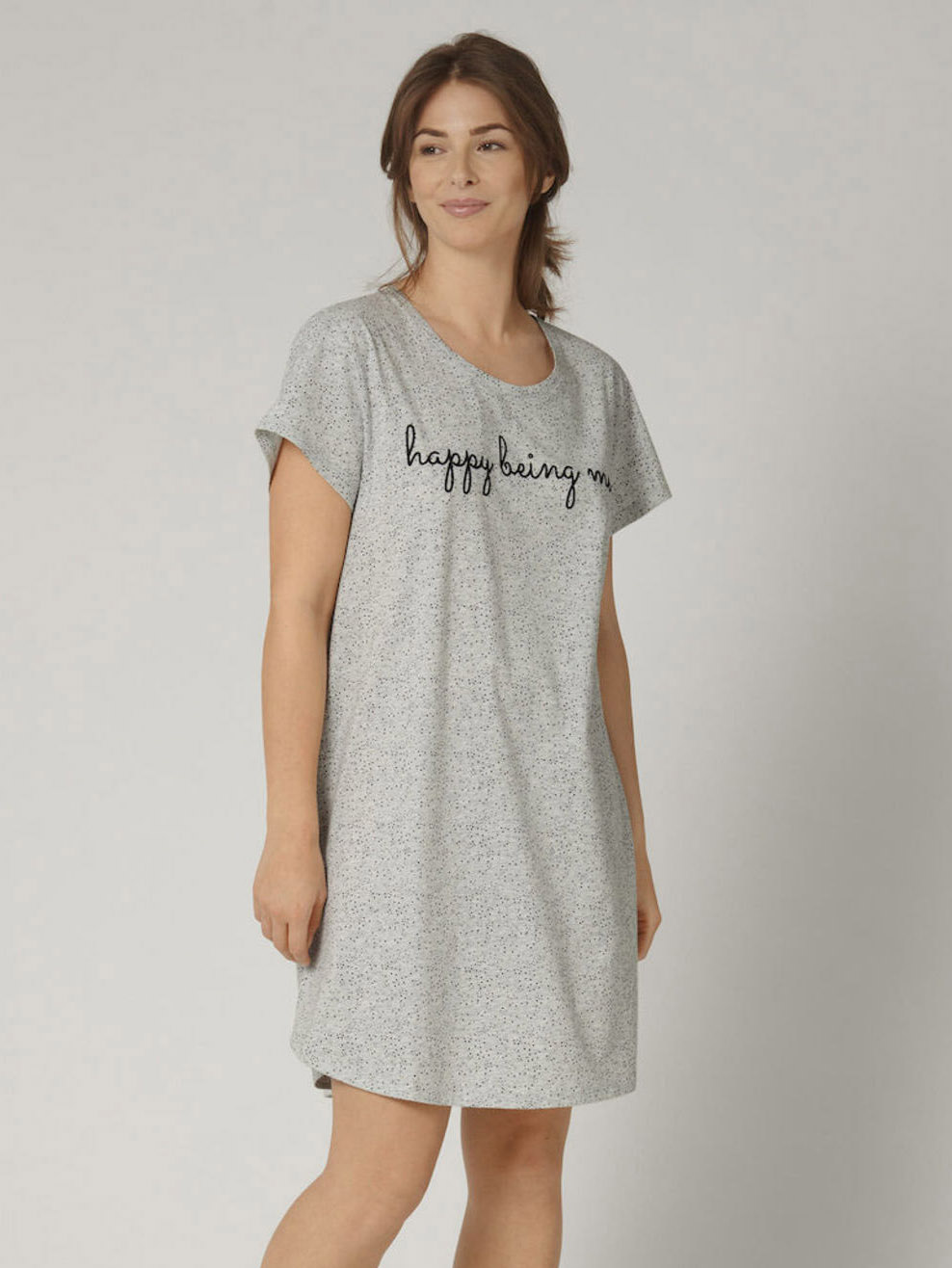 

Ночная рубашка Triumph Nightdresses NDK 01 38 Серая принт
