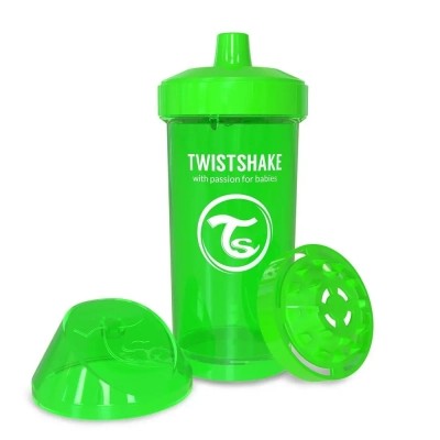 

Поильник-непроливайка Twistshake 12+ зеленая 360 мл (78071)