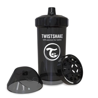 

Поильник-непроливайка Twistshake 12+ черная 360 мл (78077)