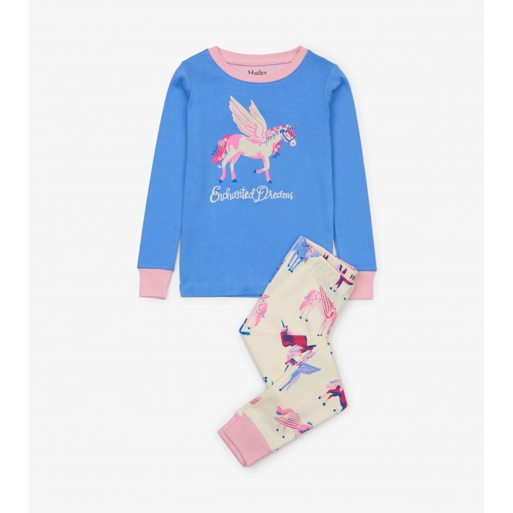 

Піжама Hatley Mystical Unicorns 10A блакитний 140см (S20MUK204)