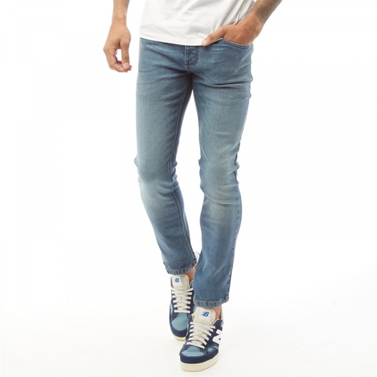 

Джинсы French Connection Slim Fit IND07 Lightwash Light Blue, 36W 32L