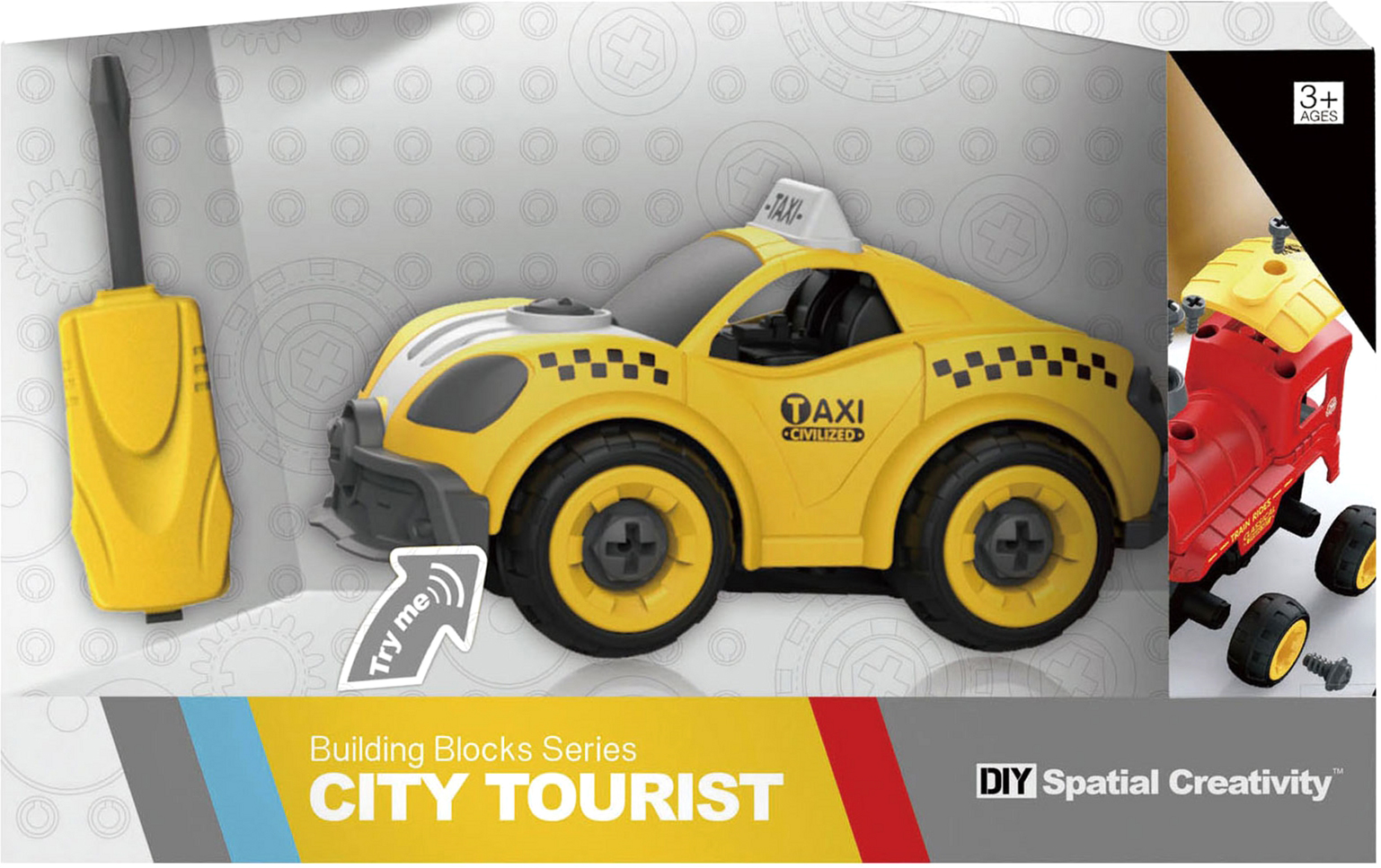 

Машина-конструктор Diy Spatial Creativity Такси 22 детали (6910012807112)