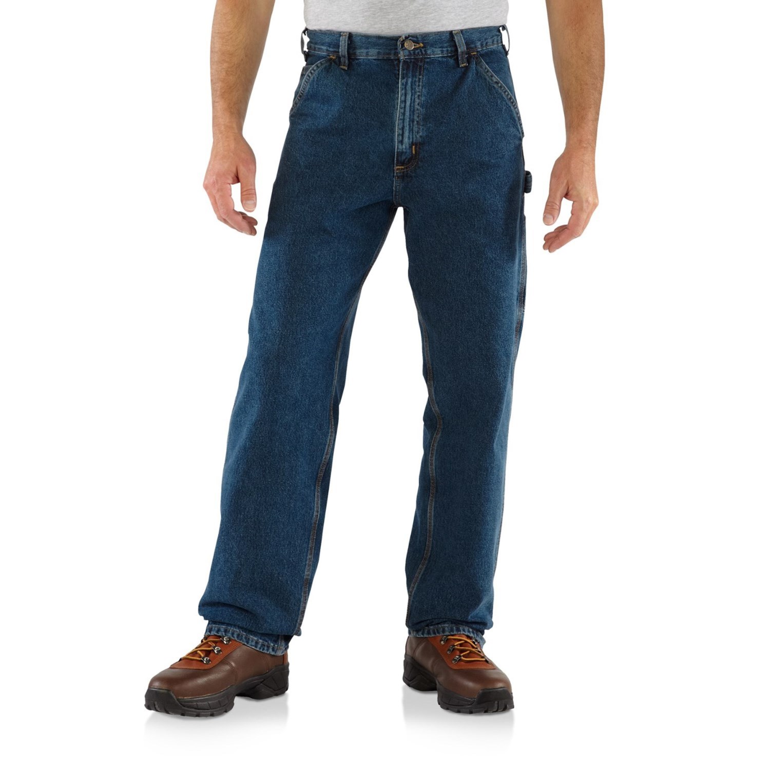 

Джинсы Carhartt B13 Loose Original Fit Work Dungaree Jeans - Factory Seconds Deep Stonewash , 54W 32L