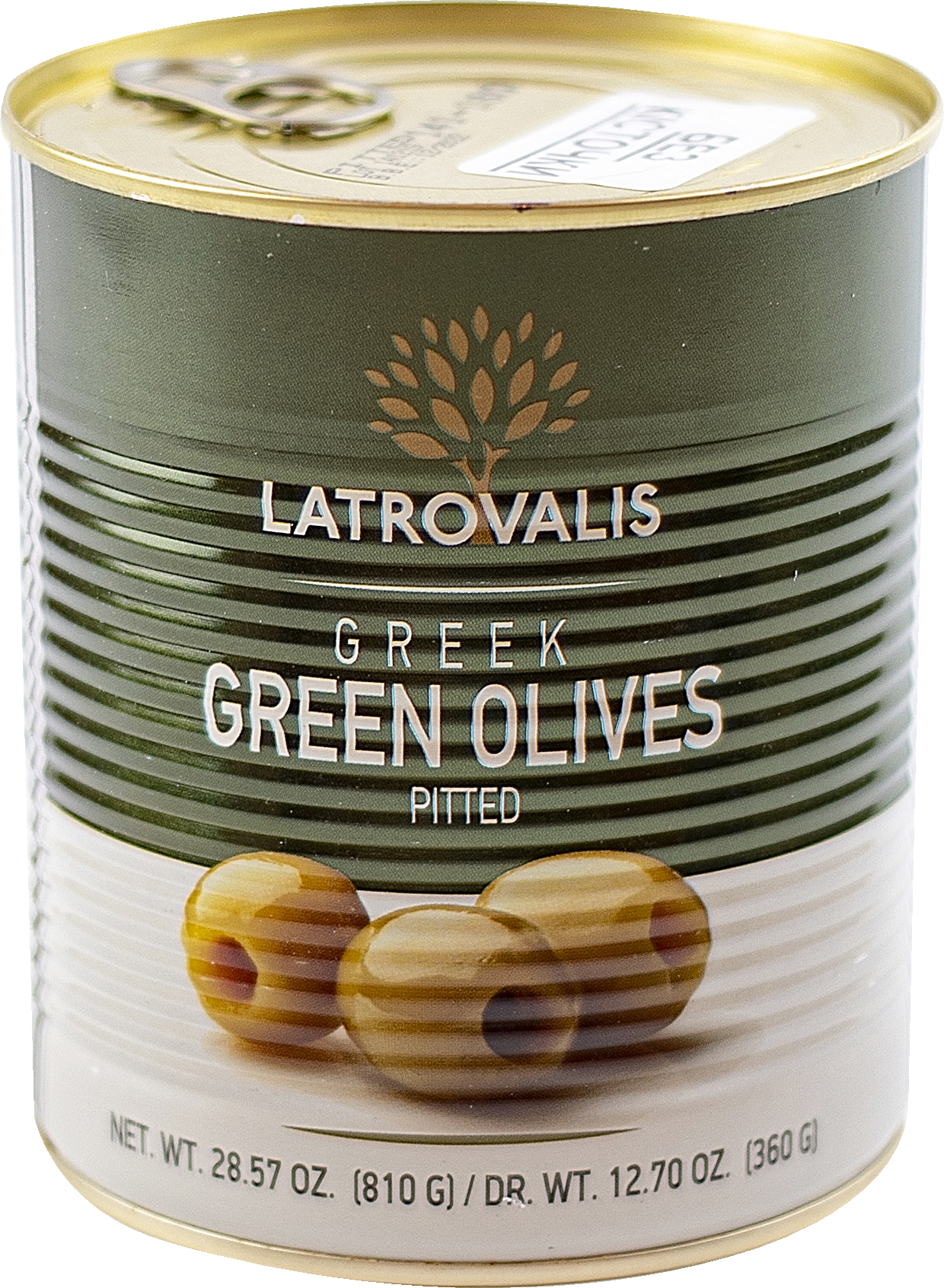 Оливки зеленые Latrovalis без косточек 70/90 900 мл (5204403223409 ...