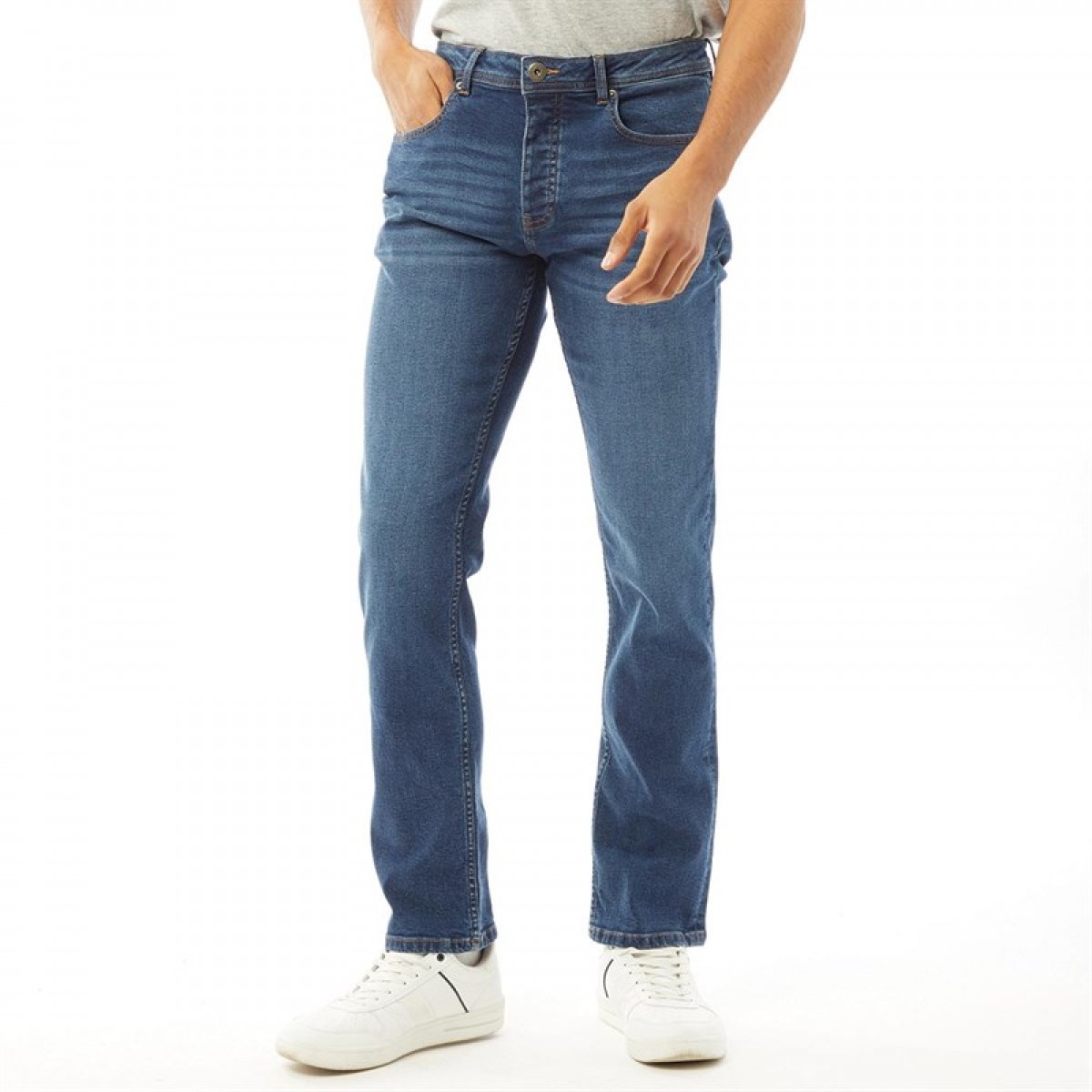 

Джинсы Onfire Straight Fit Denim Mid Wash Mid Blue, 32W 34L