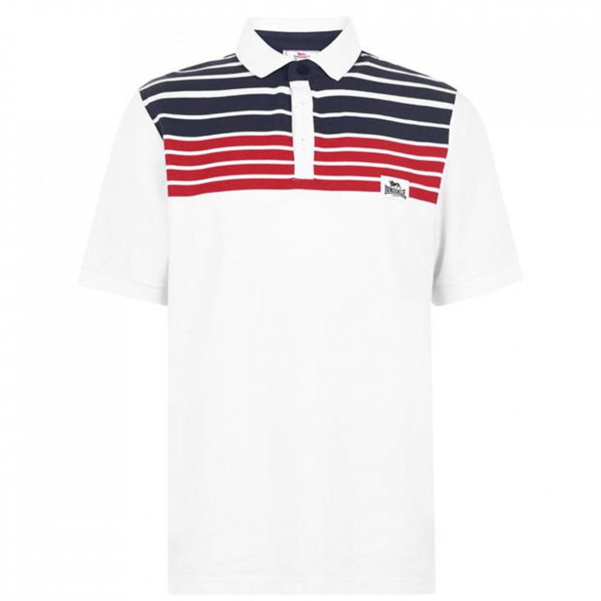 

Поло Lonsdale Yarn Dye Stripe White/Navy/Red,  (44, Поло Lonsdale Yarn Dye Stripe White/Navy/Red, S (44)