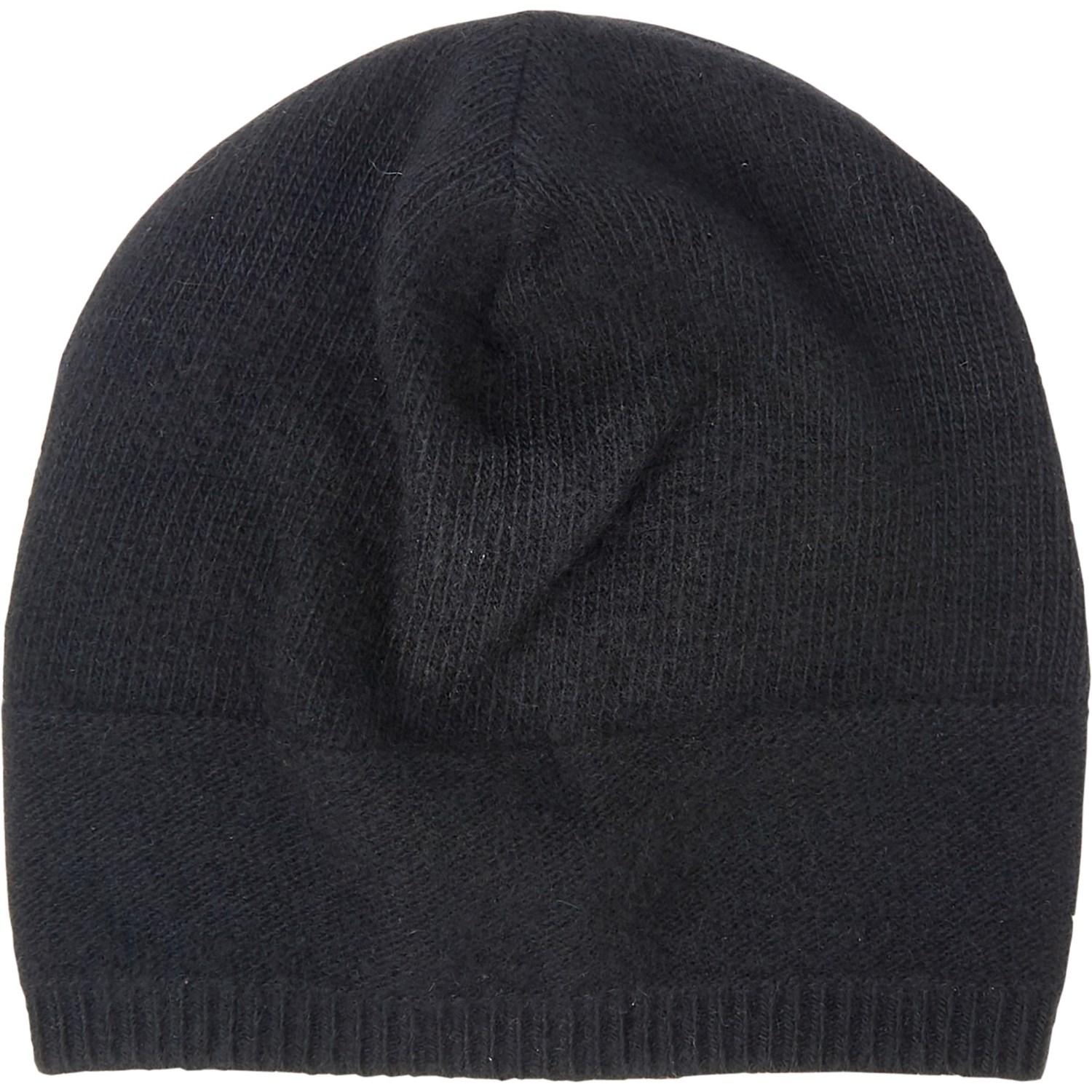 

Шапка Portolano 100% Cashmere Ribbed Slouchy Black, Универсальный