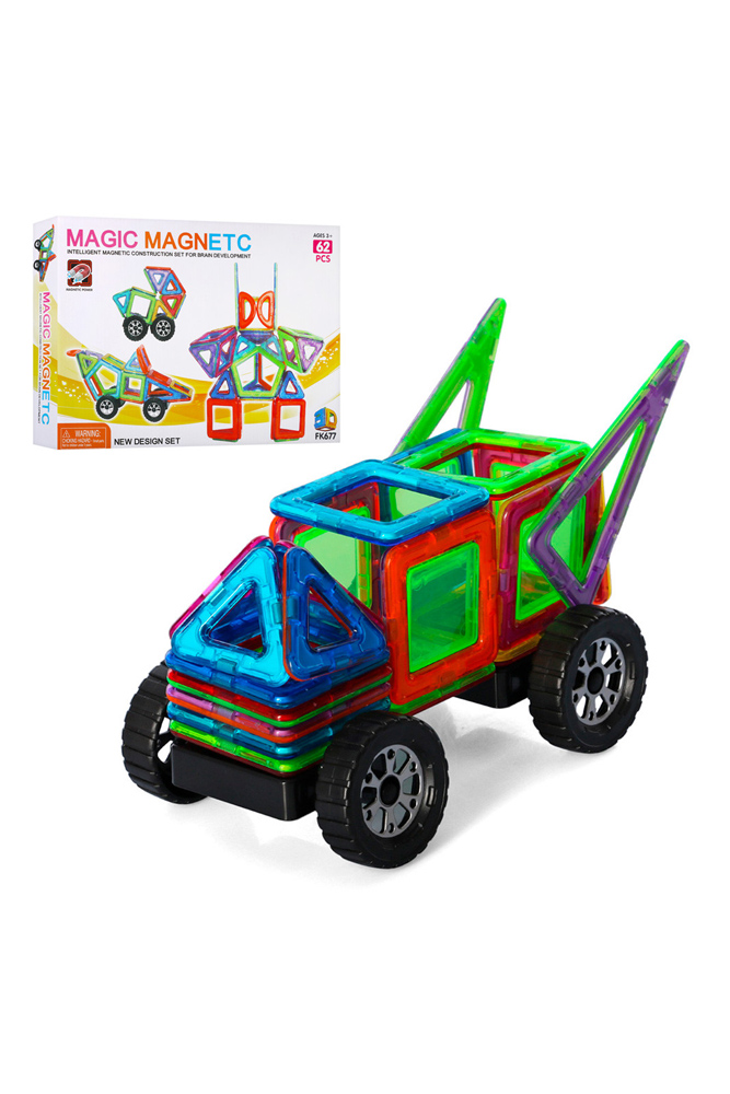 

Конструктор магнітний Limo Toy різнокольоровий (SKT000568106)