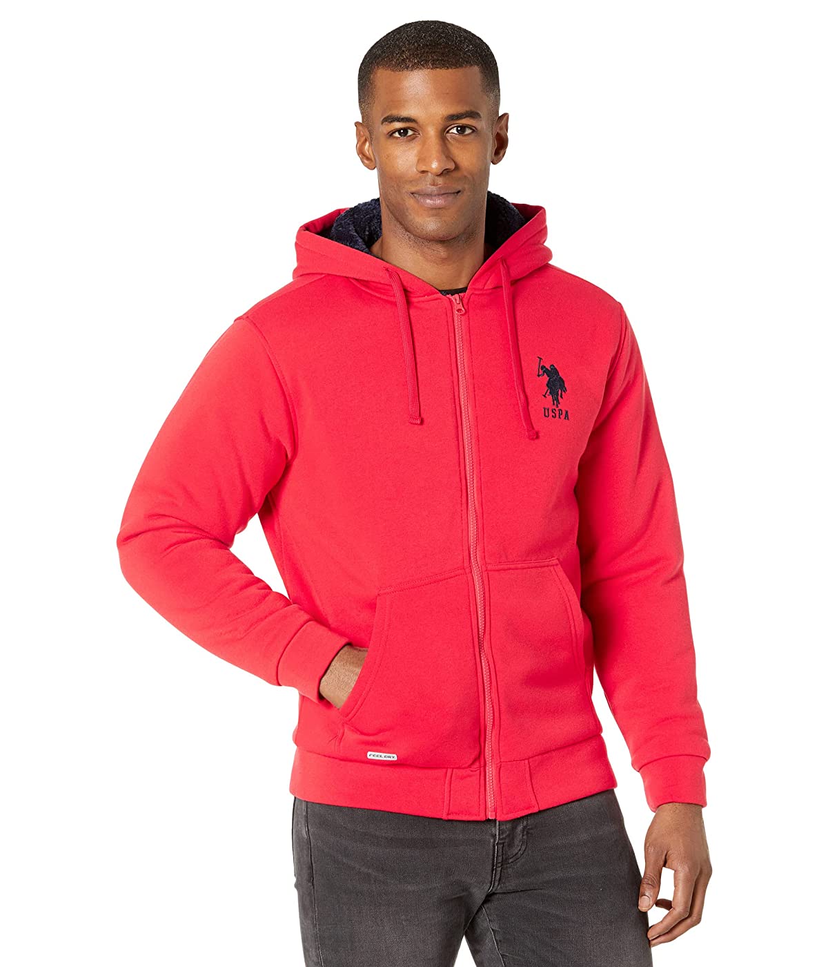 

Худи U.S. POLO Fleece Sherpa Lined Engine Red,  (46, Худи U.S. POLO Fleece Sherpa Lined Engine Red, M (46)