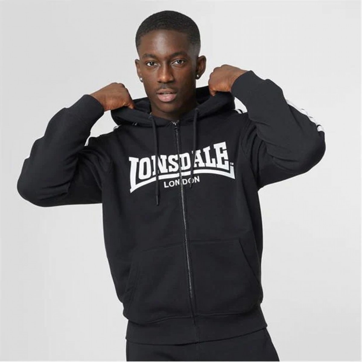 

Худи Lonsdale 2 Stripe Zip Black/White,  (48, Худи Lonsdale 2 Stripe Zip Black/White, L (48)