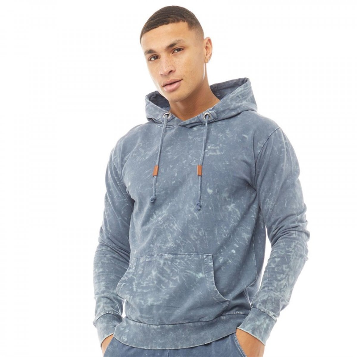 

Худи Brave Soul Acid Denim Acid Wash Blue, S (44)