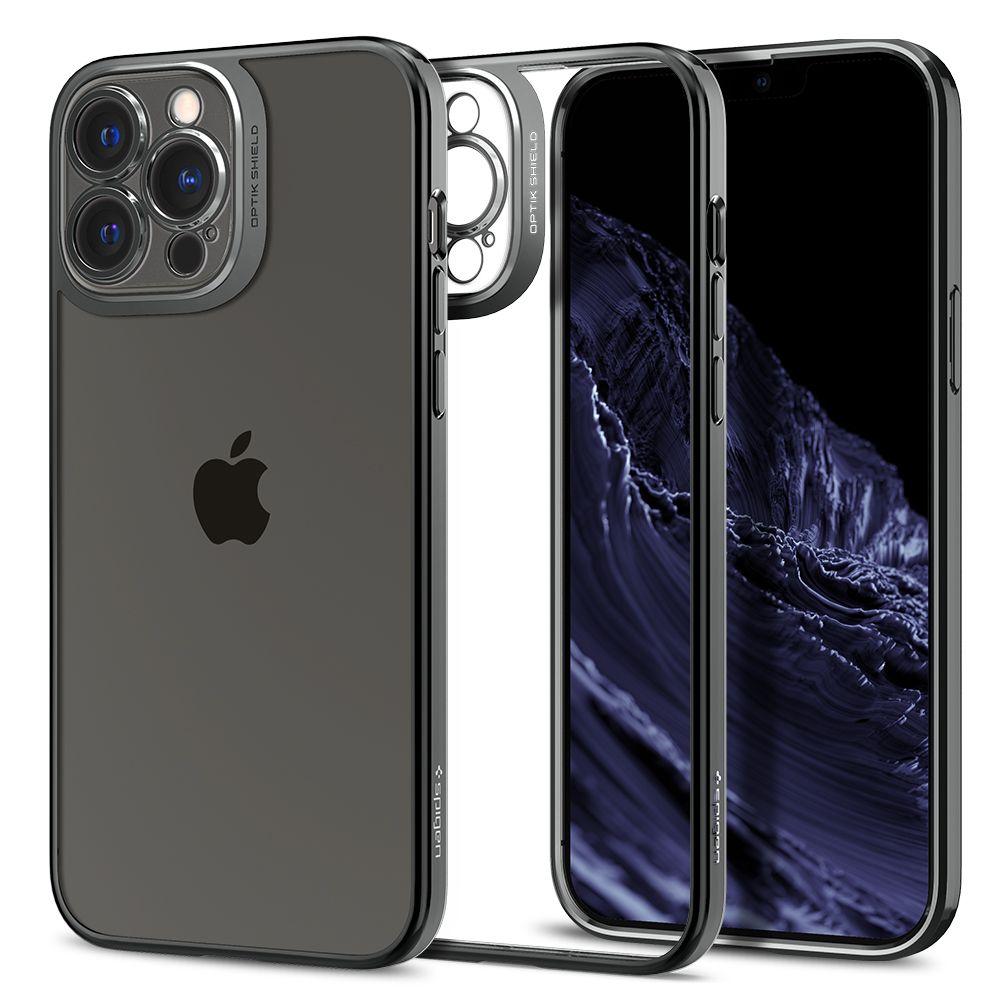 

Чехол Spigen Optik Crystal для iPhone 13 Pro Max Chrome Grey