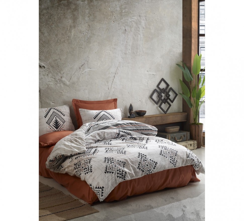 

Постельный комплект ранфорс Cotton Box Ethnic Lenuta Tarcin евро 010077749
