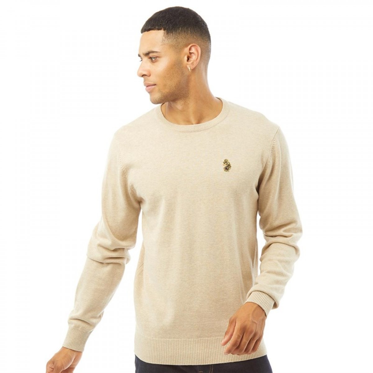 

Джемпер LUKE 1977 Gerard 3 Neck Knitted Stone Marl Light Beige,  (48, Джемпер LUKE 1977 Gerard 3 Neck Knitted Stone Marl Light Beige, L (48)