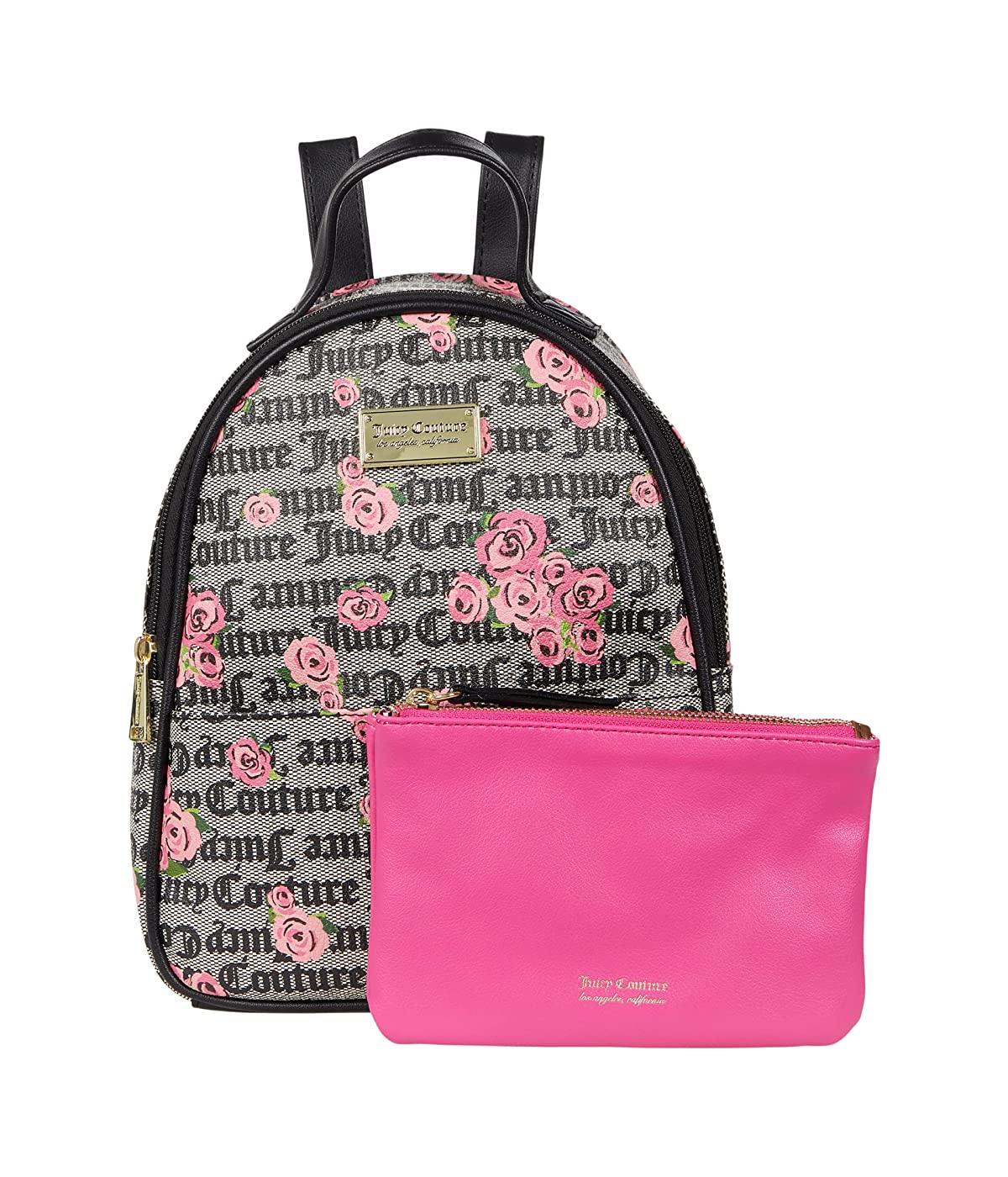 

Рюкзак Juicy Couture Pull Out Pouch Black/Beige, Универсальный