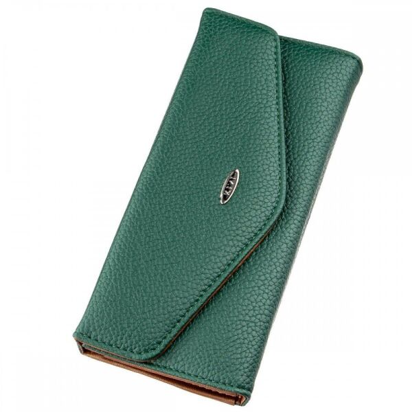 

Женский кошелёк из эко кожи флотар KIVI 19062 Зелёный
