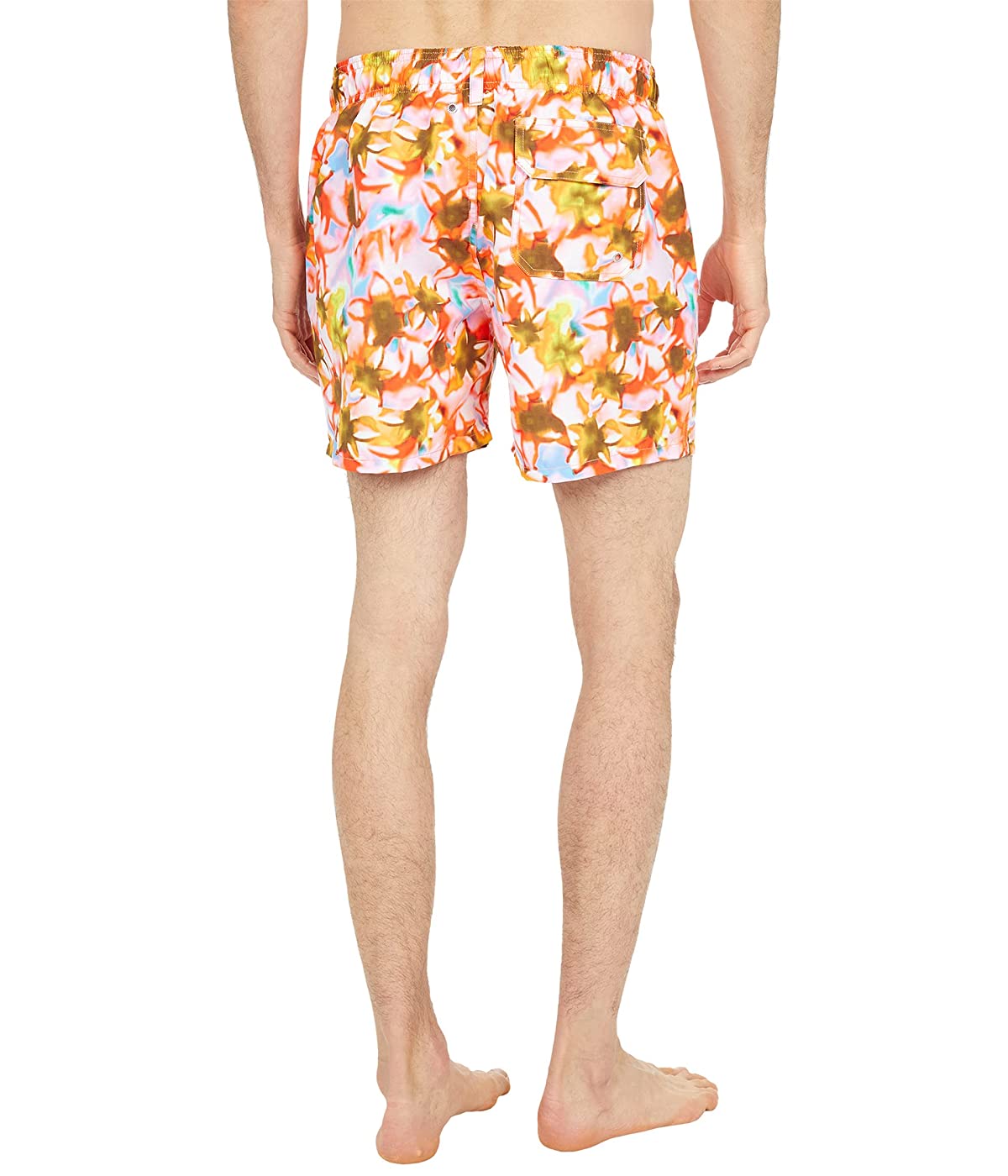 

Шорты для плавания BUGATCHI Zuma Swimwear 15.5" Outseam Elastic Waistband Melon, XXL (52)