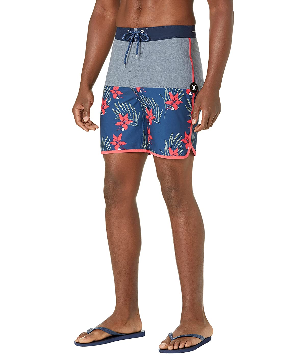 

Шорты для плавания Hurley Phantom Malibu Blocked 18" Boardshorts Obsidian, 40W 32L