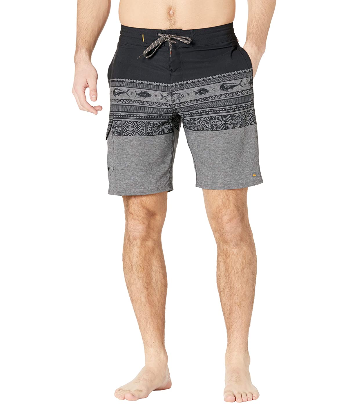 

Шорты для плавания Quiksilver Angler Triblock 20" Beachshorts Black 1, 32W 32L