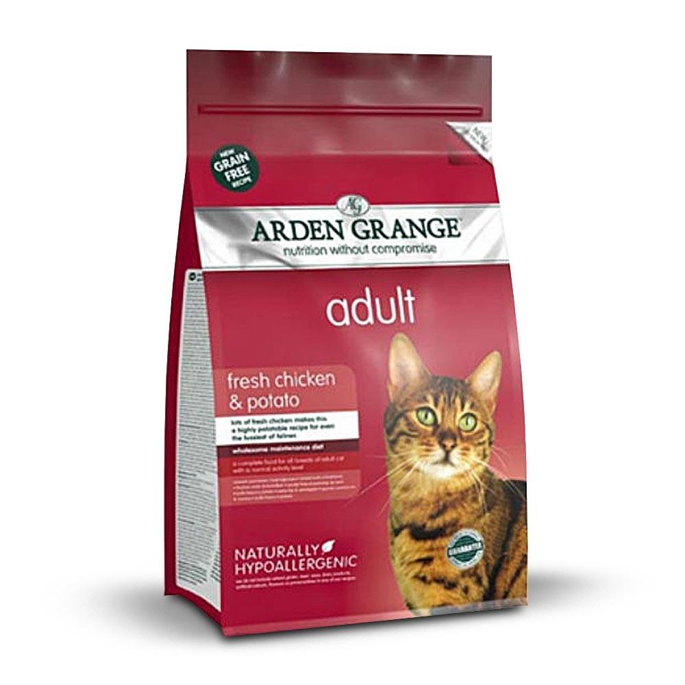 

Сухой корм для кошек с свежей курицей и картофелем Adult Cat Fresh Chicken & Potato 8 кг Arden Grange BGL-AG-08