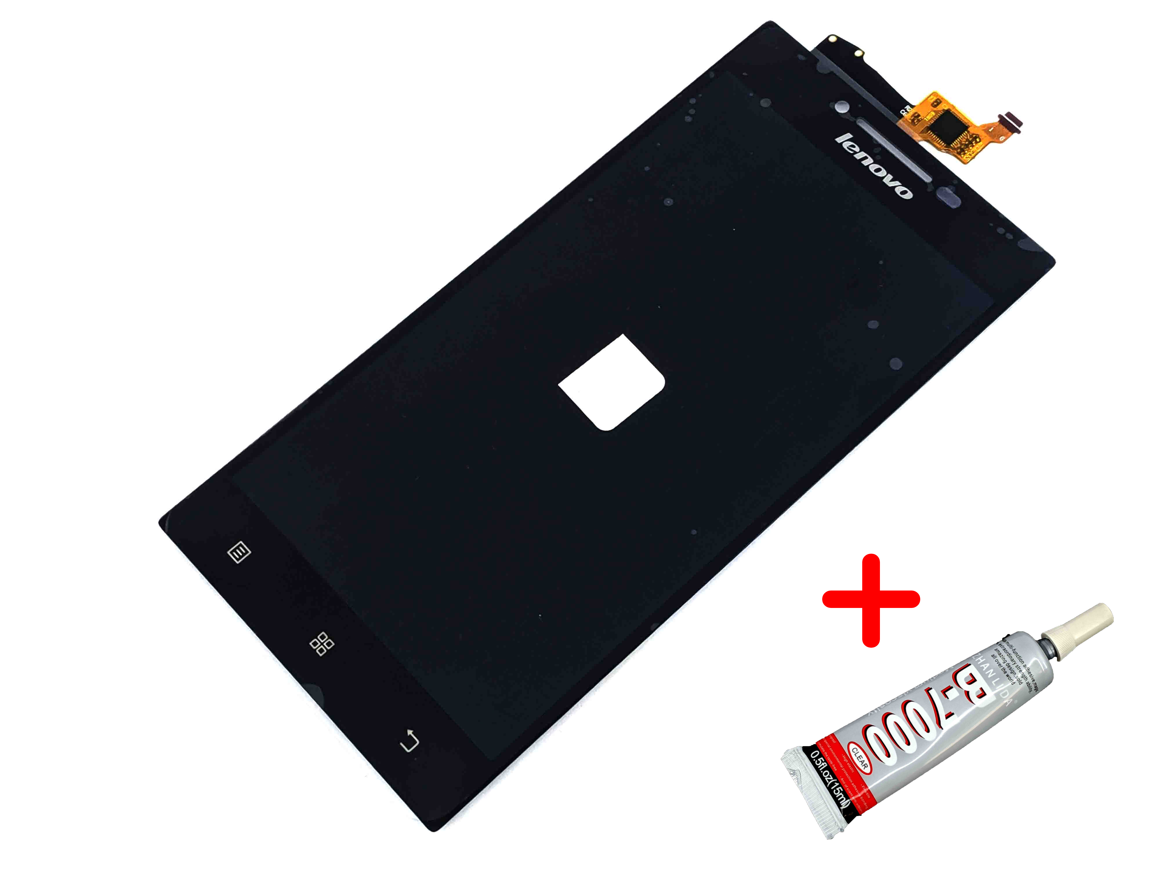 

Дисплей + Сенсор (модуль) экран Lenovo P70 черный High Copy + клей B7000