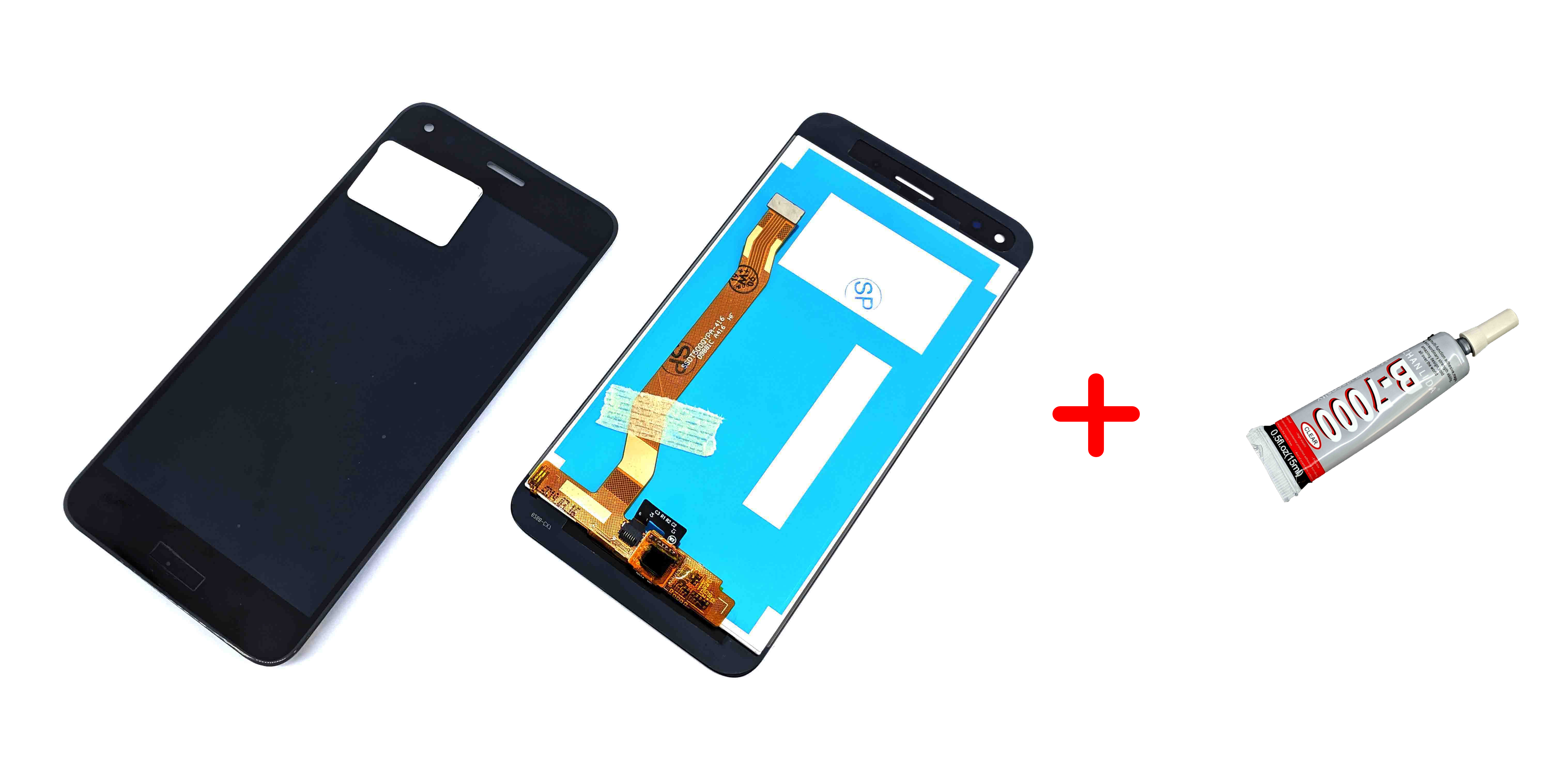 

Дисплей + сенсор (модуль) экран Huawei Nova Lite 2017, P9 Lite mini, Y6 Pro 2017 (SLA-L02 SLA-L22) черный High Copy + клей B7000