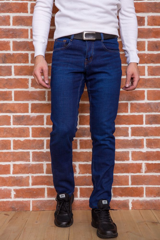 

Джинсы мужские на флисе цвет темно-синий размер  FG_06519, Джинсы мужские на флисе цвет темно-синий размер 38 FG_06519