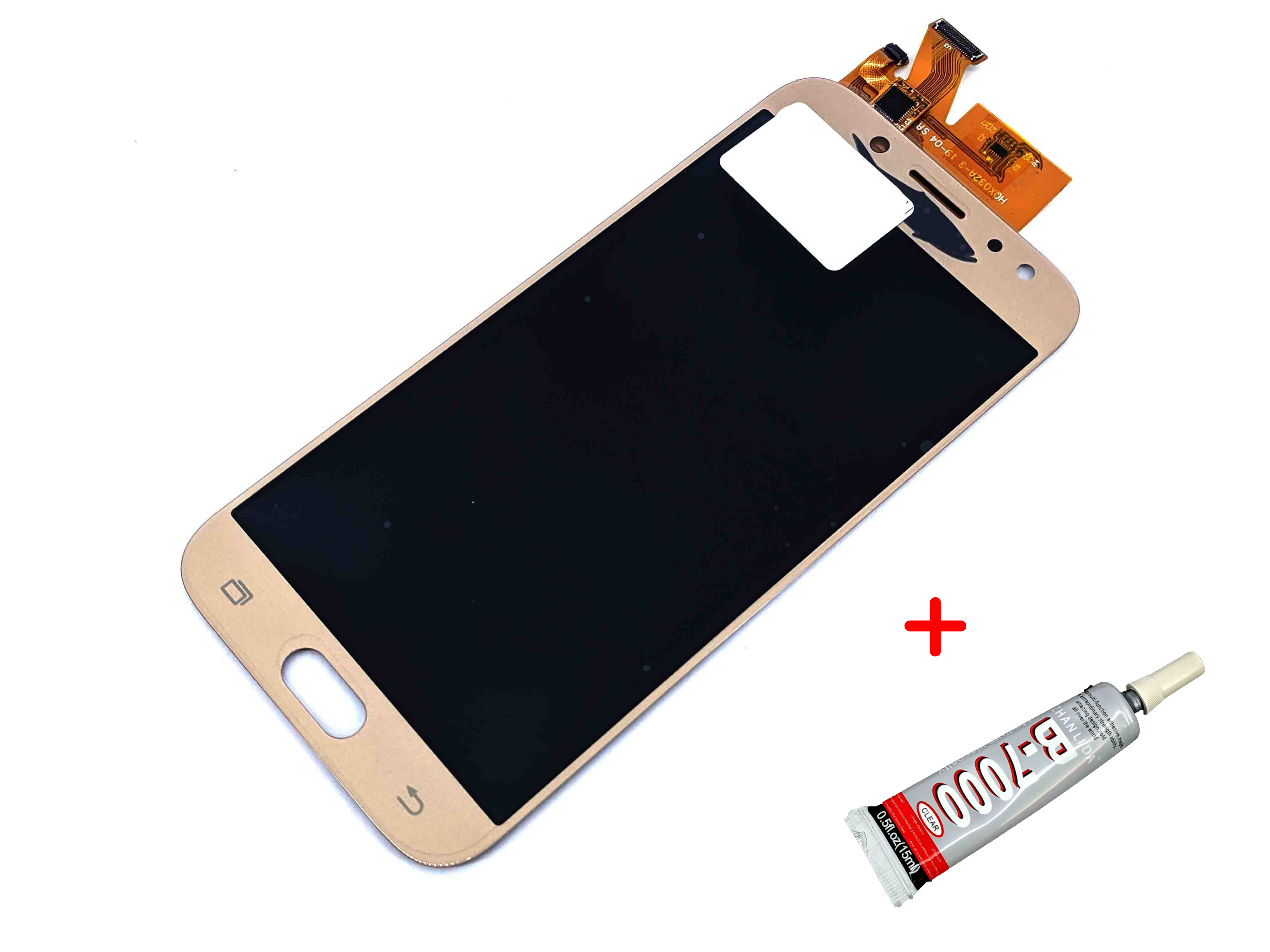 

Дисплей + сенсор (модуль) экран Samsung J530 Galaxy J5 2017 золотистый TFT с регулировкой яркости High Copy + клей B7000