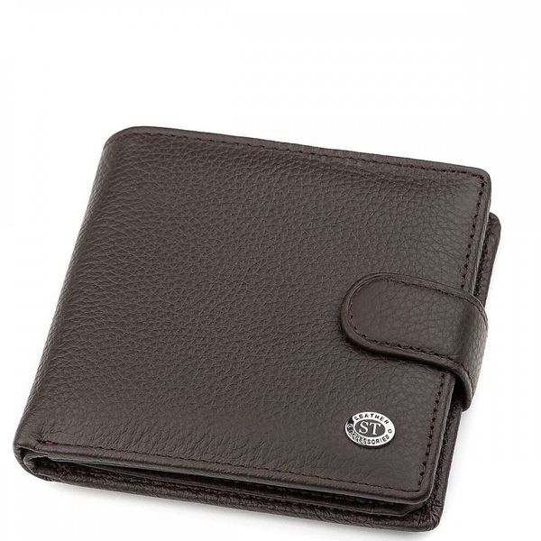 

Кошелек из натуральной кожи ST Leather 18347 Темно-коричневый
